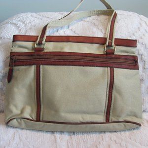 Linen Like Shoulder Bag